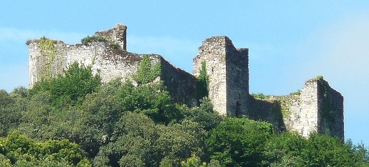 La ruine du Castelo Sarracín